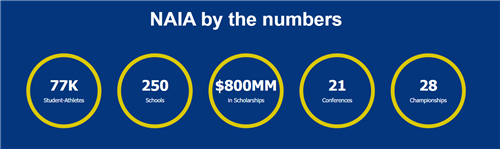 NAIA by the numbers